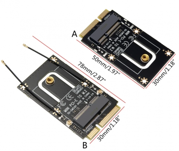Конвертор NGFF - mini PCI-E